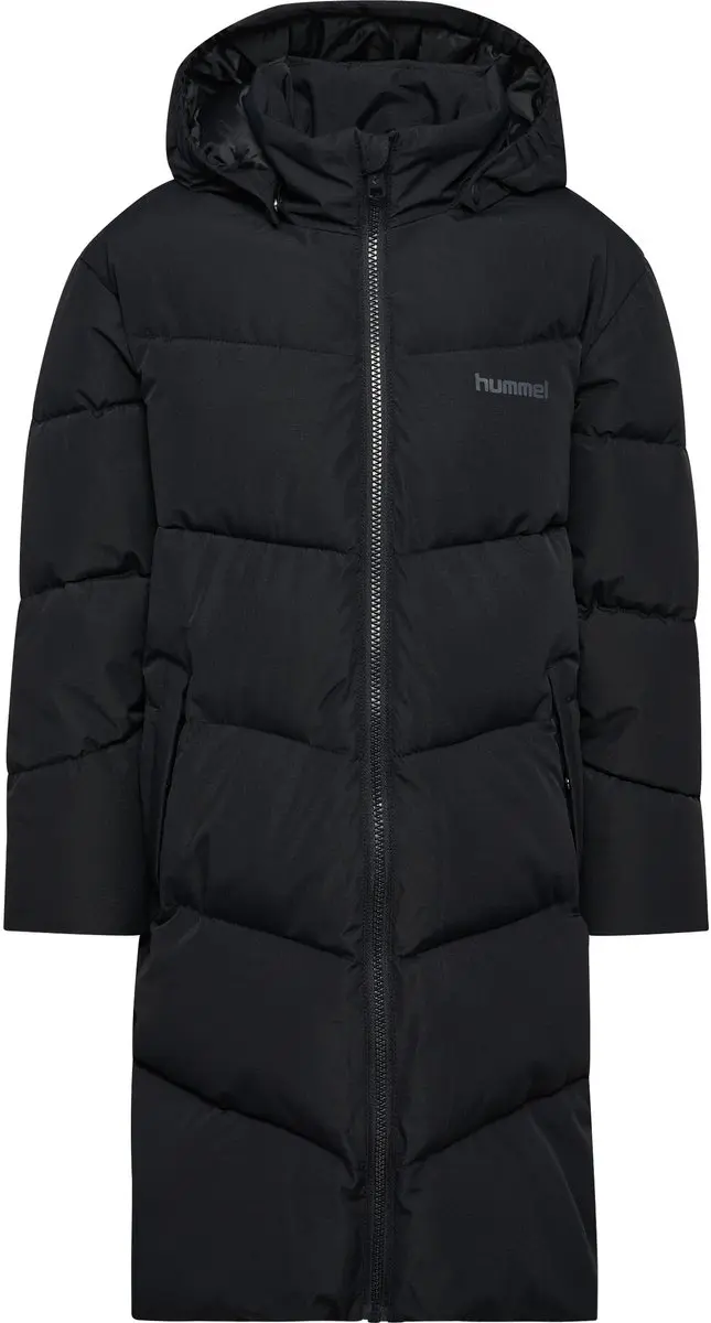 Hummel HMLJR Puffer Long Jacket - 128 - Zwart - afbeelding 6 van 6