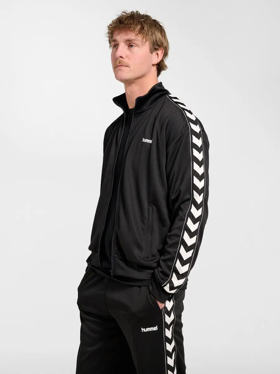 Hummel HMLCLUB Chevron Track Top - XL - Zwart