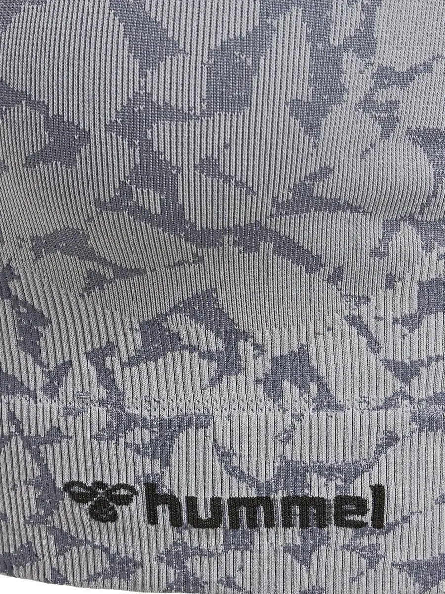 Hummel Hmlmt Pi Seamless Crop T-shirt L/S - XS - Grijs