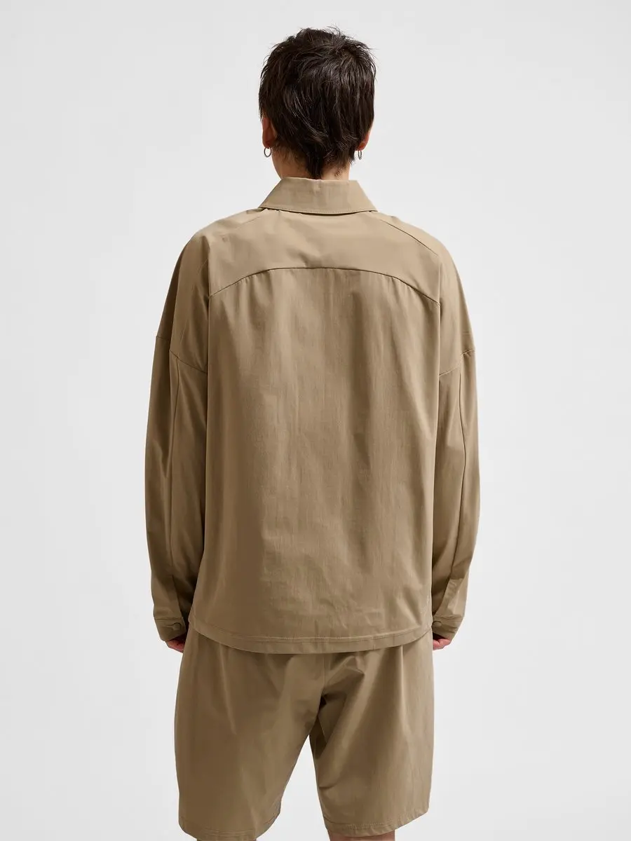 Hummel Hmlsorona Loose Overshirt 227644 - XS - Cornstalk - afbeelding 6 van 6