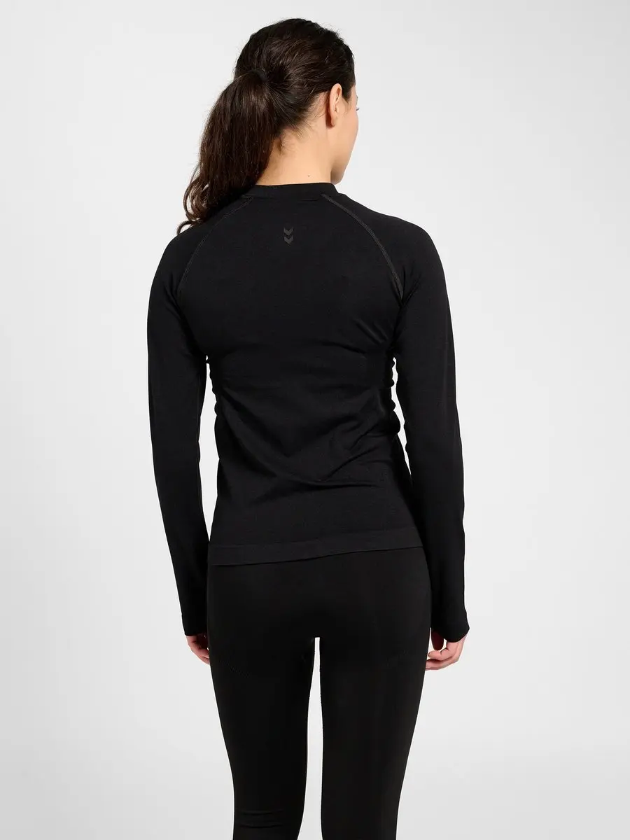 Hummel HMLFLOW Zip Blouse - Zwart - Maat S - afbeelding 6 van 6