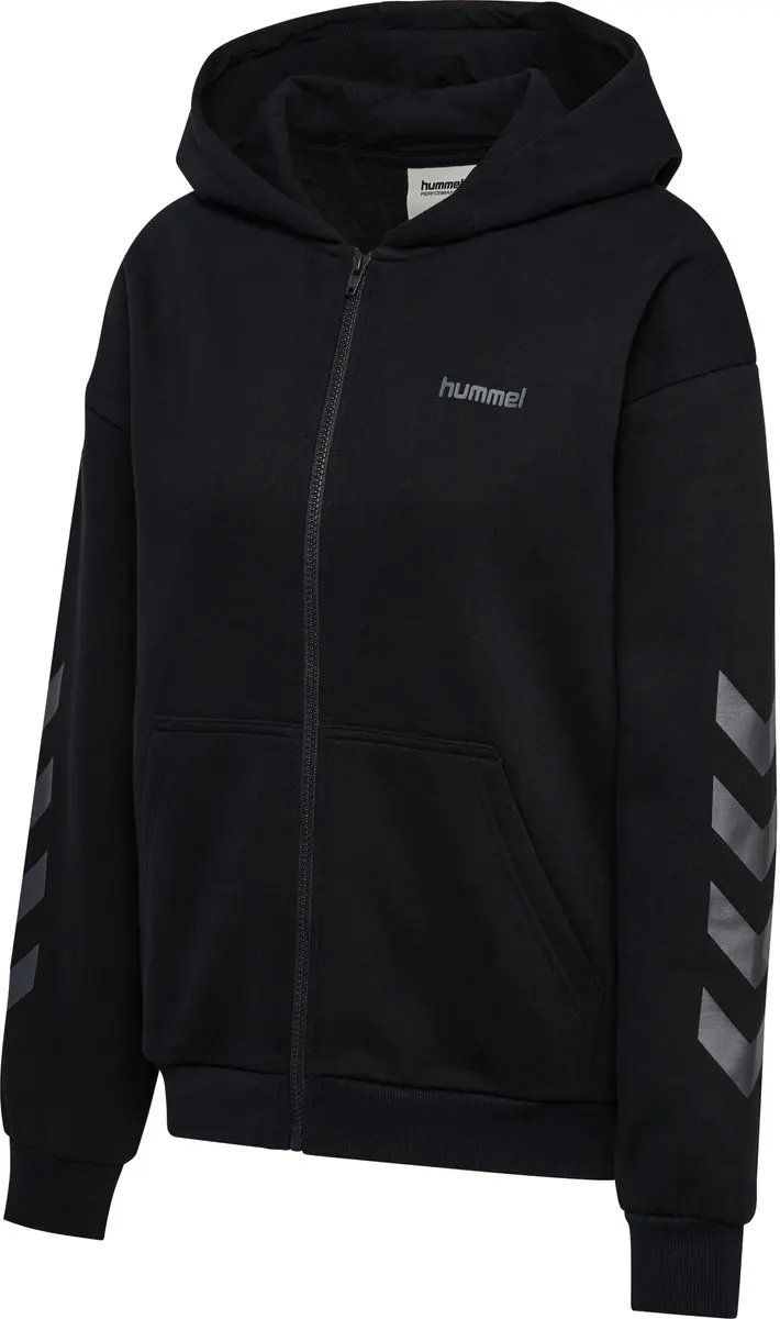 Hummel HMLkeeper Chevron W Zip Hoodie - M - Zwart