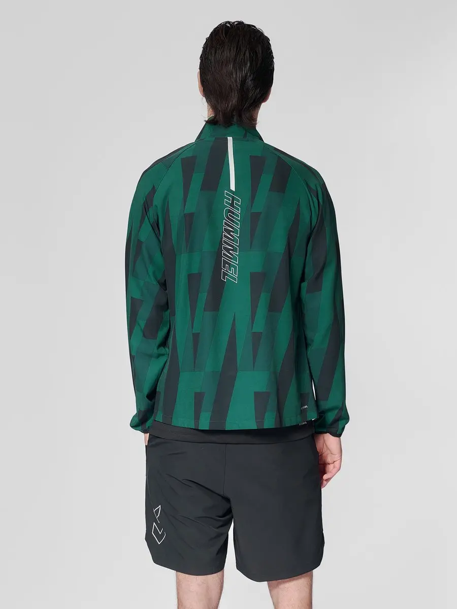 Hummel Hmlcourt AOP Jacket 226922 - M - Rain Forest - afbeelding 6 van 6