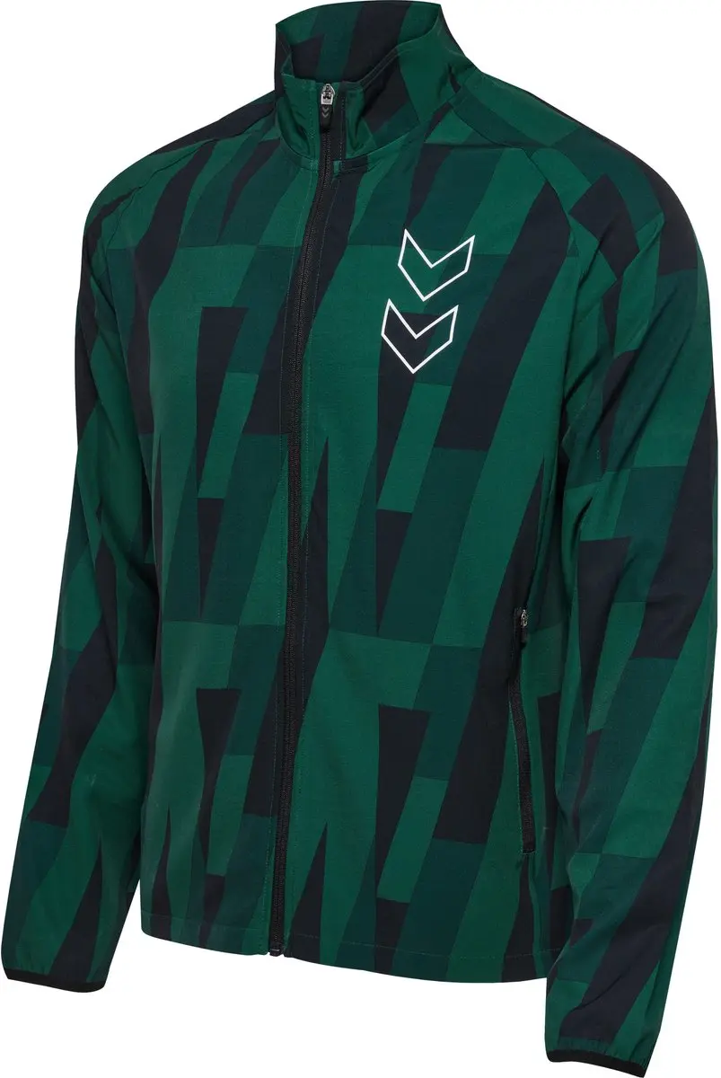 Hummel Hmlcourt AOP Jacket 226922 - M - Rain Forest