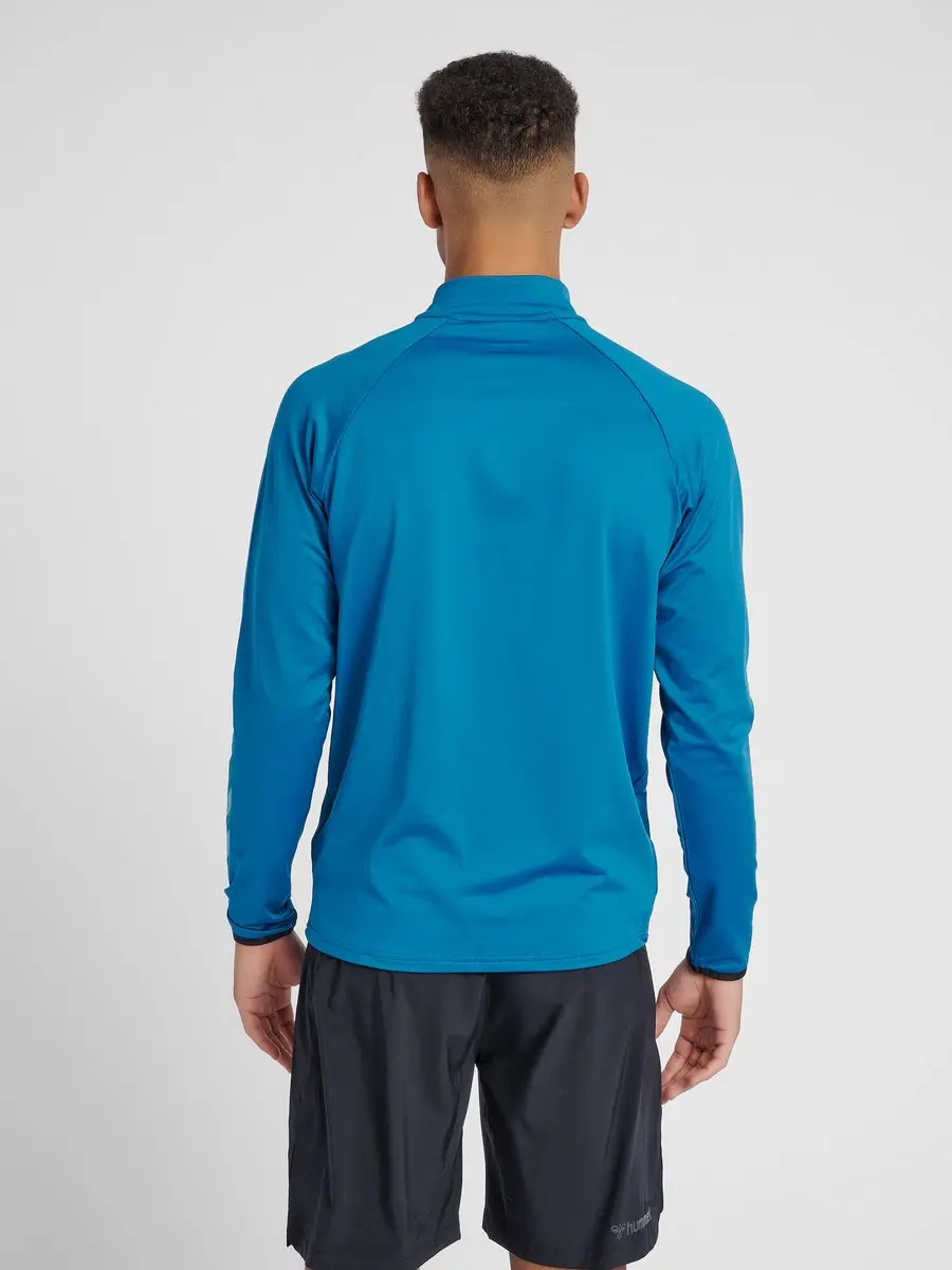 Hummel Hmlauthentic Pro Half Zip Sweatshirt - Blauw S - afbeelding 6 van 6