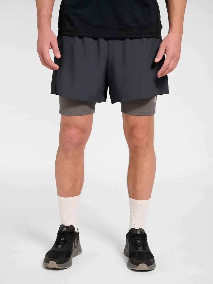 Hummel Intensity 2-in-1 Sportbroek 232291 - Ebony