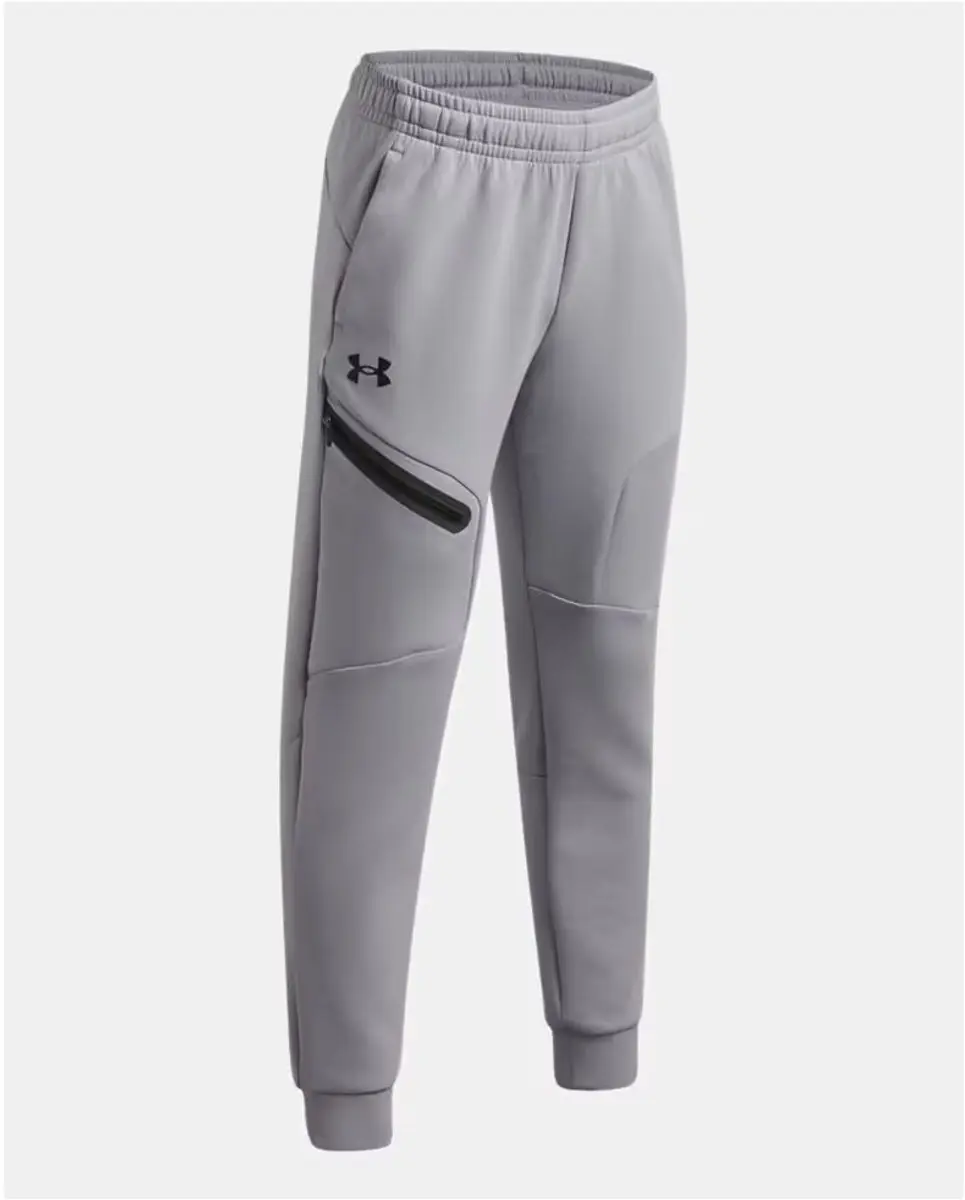 Under Armour Unstoppable Fleece Joggingbroek 152 - Grijs