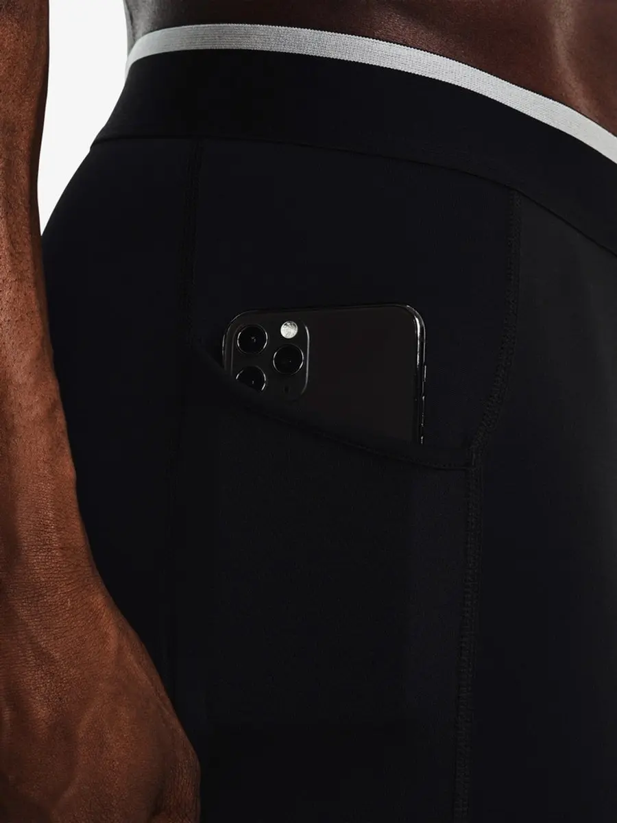 Under Armour Novelty Lange Tight Heren - S - Zwart