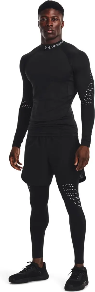 Under Armour Novelty Lange Tight Heren - S - Zwart - afbeelding 6 van 6