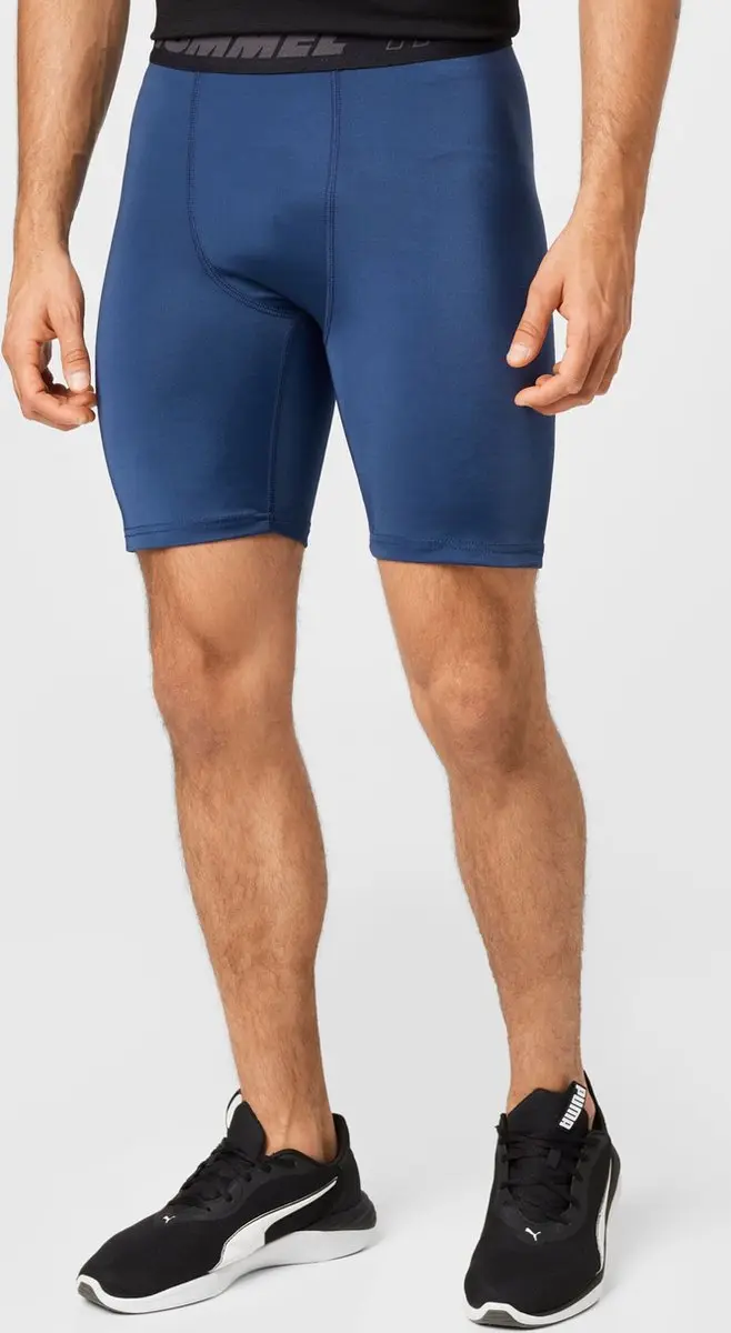 Hummel Hmlte Topaz Tight Shorts - S - Blauw