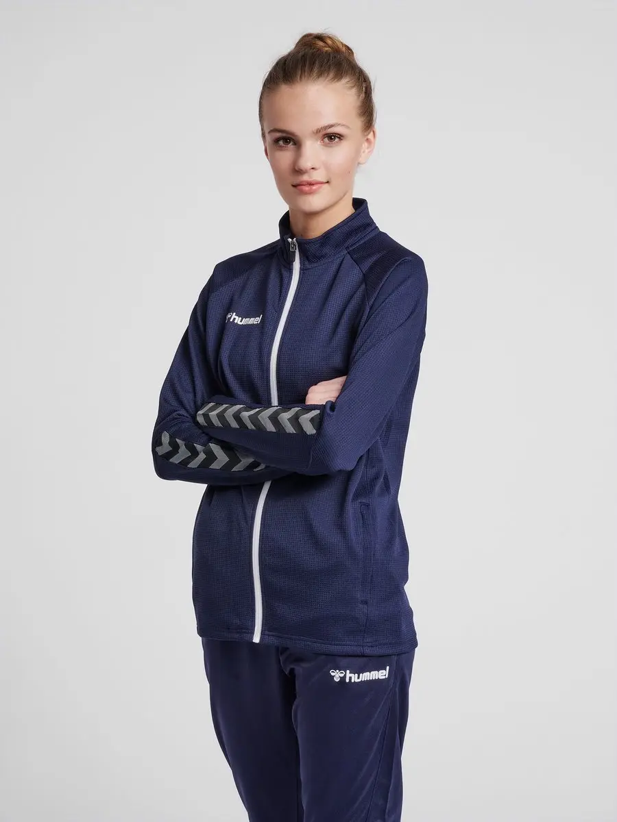 Hummel Authentic Women Poly Zip Jacket - Marine - S