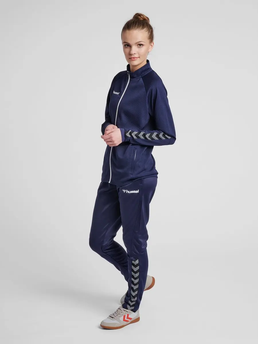 Hummel Authentic Women Poly Zip Jacket - Marine - S
