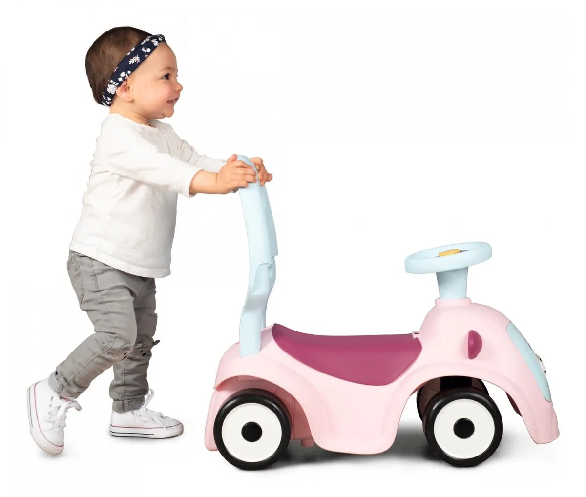 Smoby Maestro Balade Loopauto - Roze