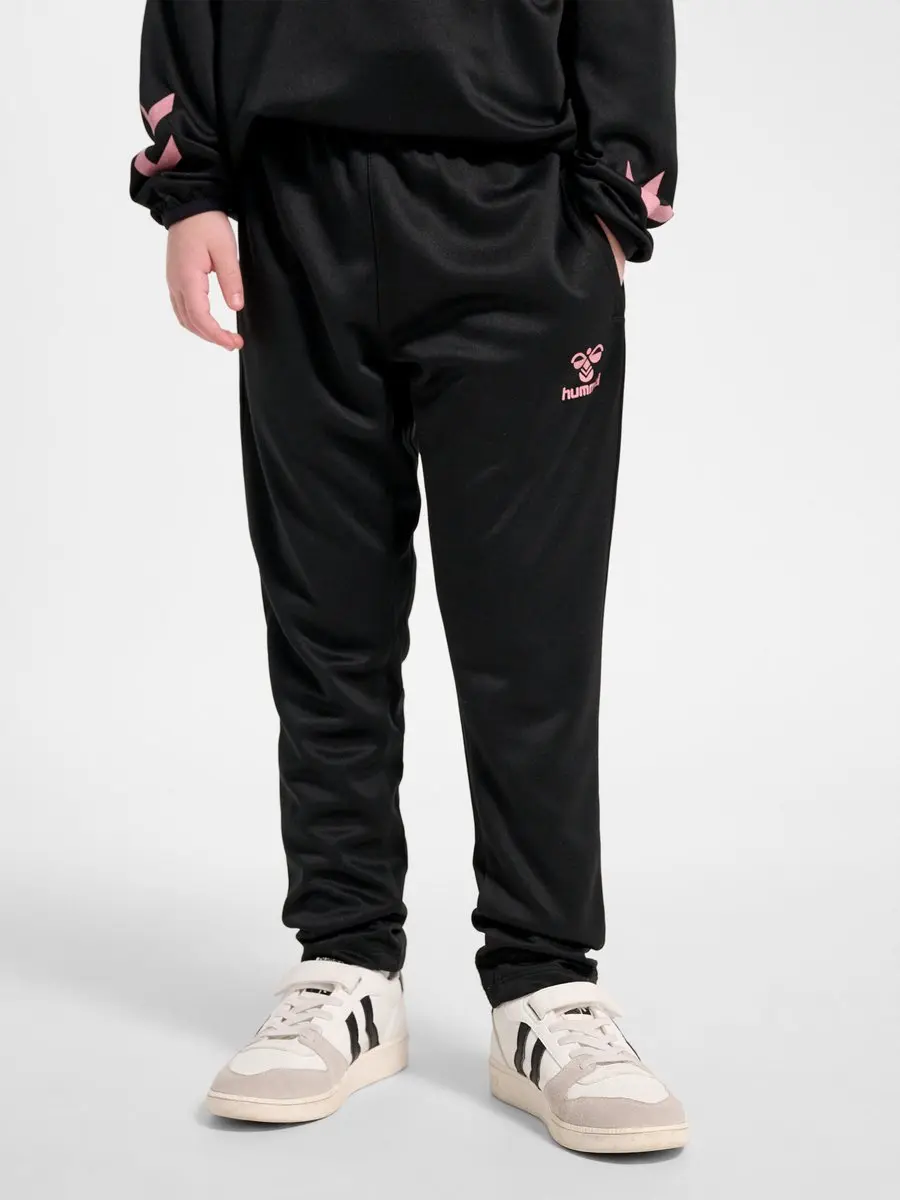 Hummel HML Shimmer Training Pants Kids 152 - Zwart/Rozeroze
