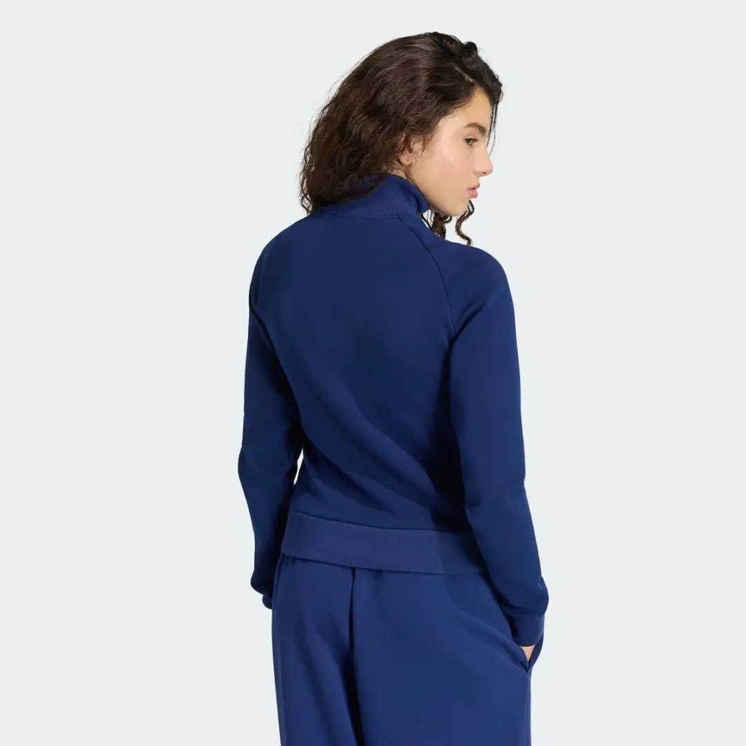 Adidas Sportswear Soft Lux Slim-Fit Sportjack KR5291 - Blauw XXS