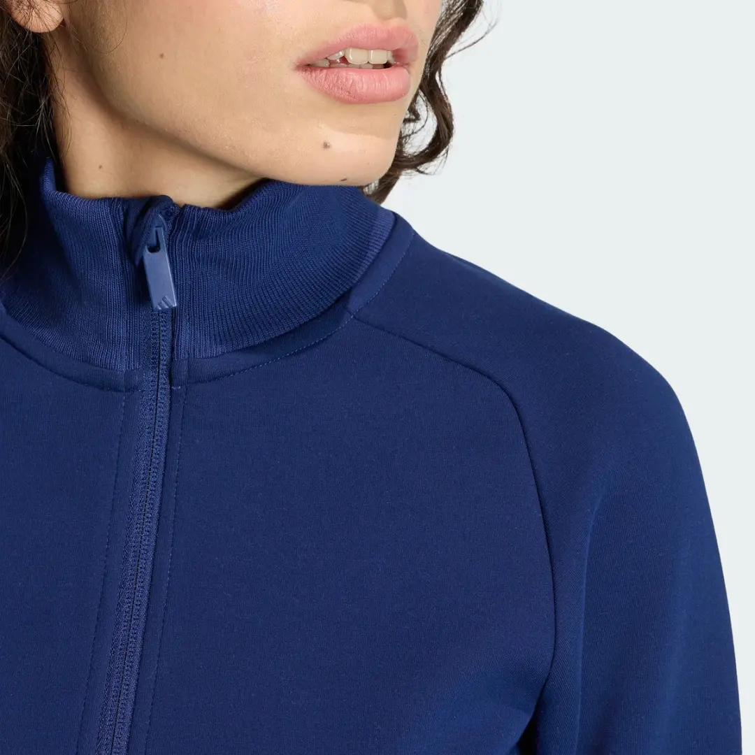 Adidas Sportswear Soft Lux Slim-Fit Sportjack KR5291 - Blauw XXS