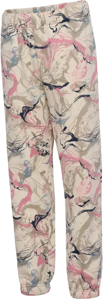 Hummel HMLJR Loose AOP Adj Waist Pants - Zilverberk
