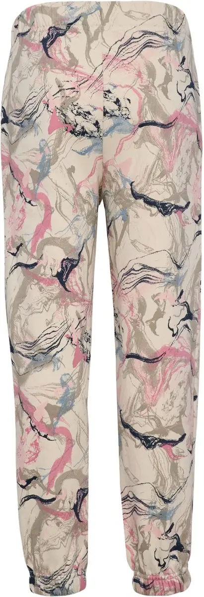 Hummel HMLJR Loose AOP Adj Waist Pants - Zilverberk