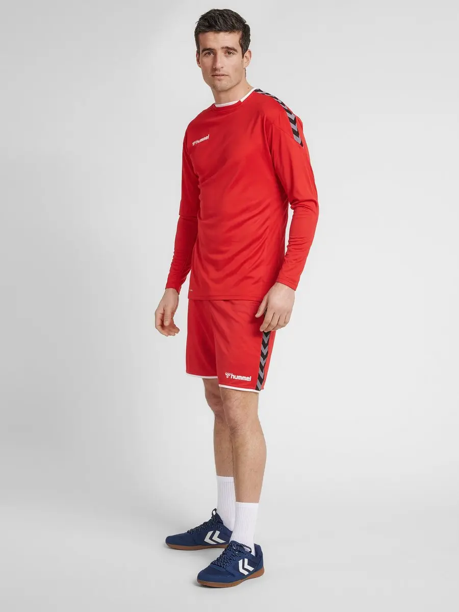 Hummel Authentic Poly Shorts 204924 - S - Rood