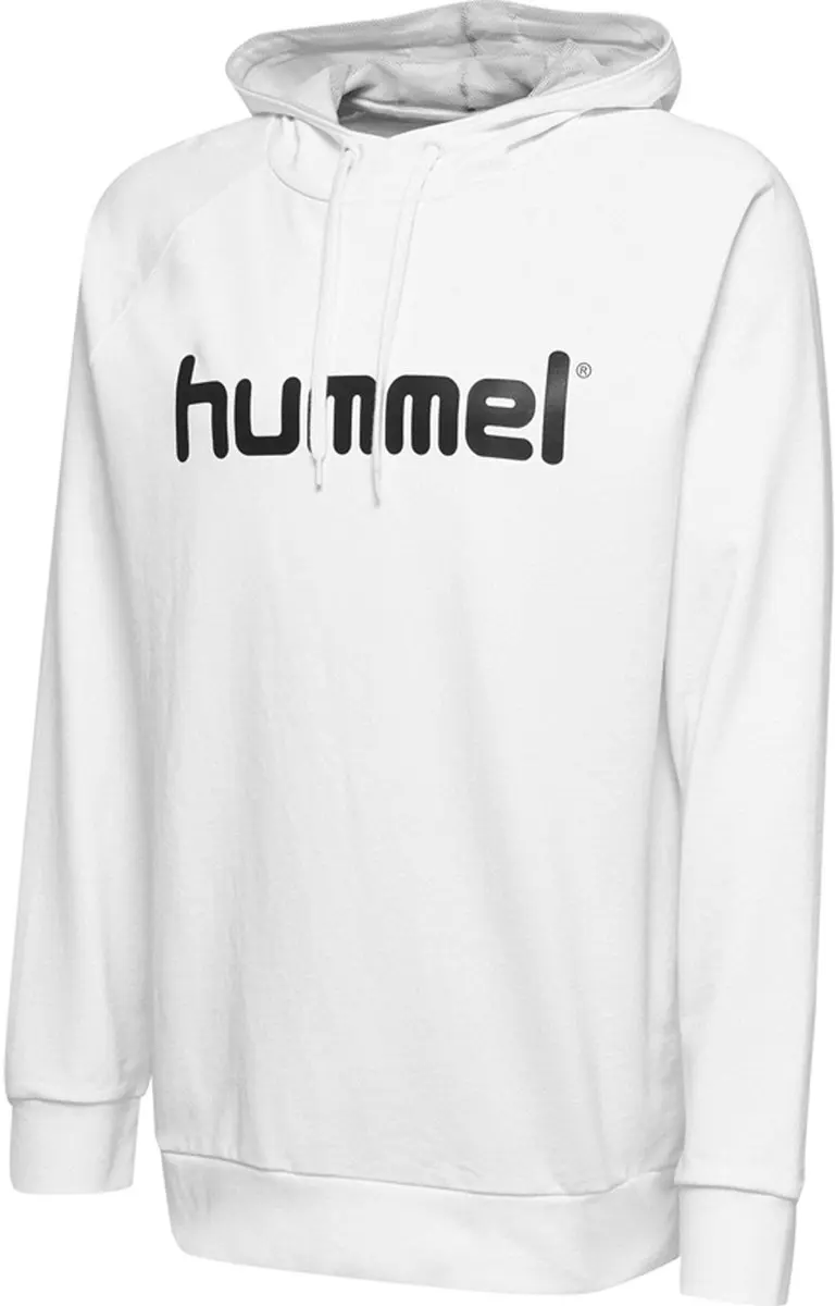 Hummel Logo Hoodie M - Wit