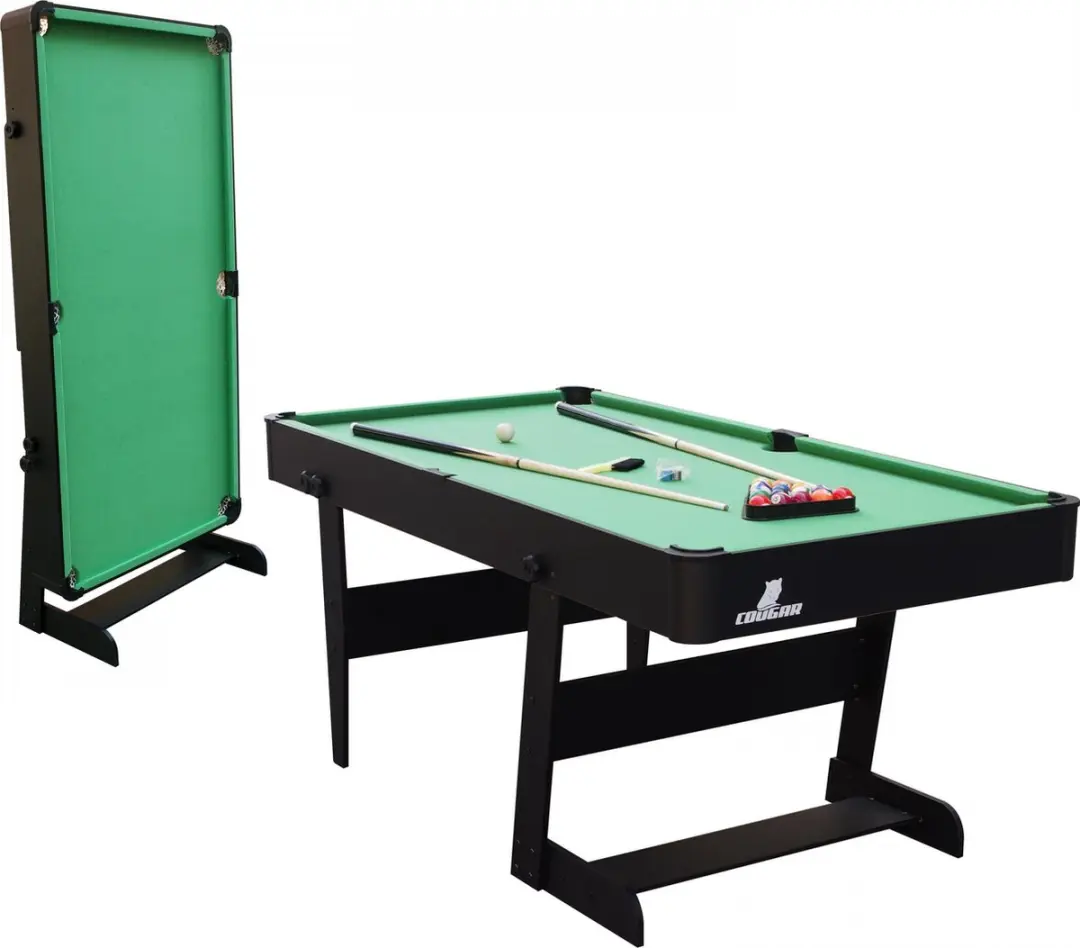 Cougar Hustle L Opklapbare Pooltafel 153x76cm