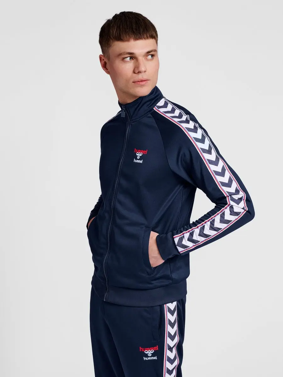 Hummel Lerby Poly Zip Jacket 214309 - XS - Peacoat