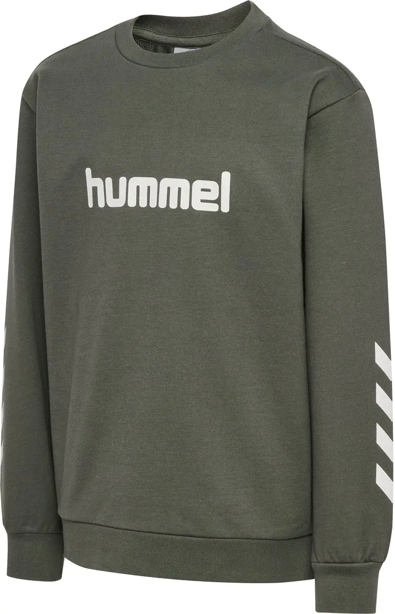 Hummel HMLJR REG Logo Sweatshirt - Ombre Blue - 104 - afbeelding 6 van 6
