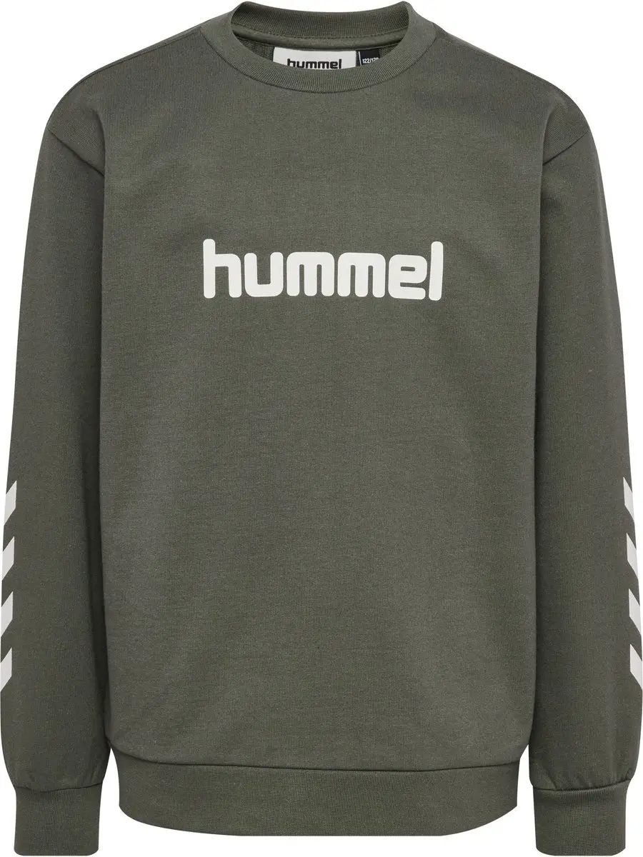 Hummel HMLJR REG Logo Sweatshirt - Ombre Blue - 104 - afbeelding 5 van 6