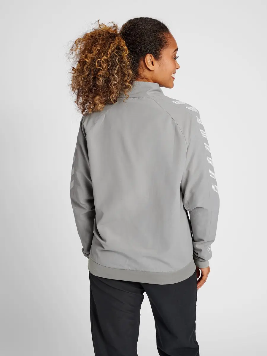 Hummel HMLGG12 Track Jacket Woman Dames Trainingsjack - XS - Alloy - afbeelding 6 van 6
