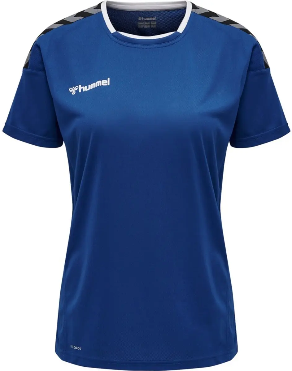 Hummel Authentic Poly Shirt Dames - donkerblauw