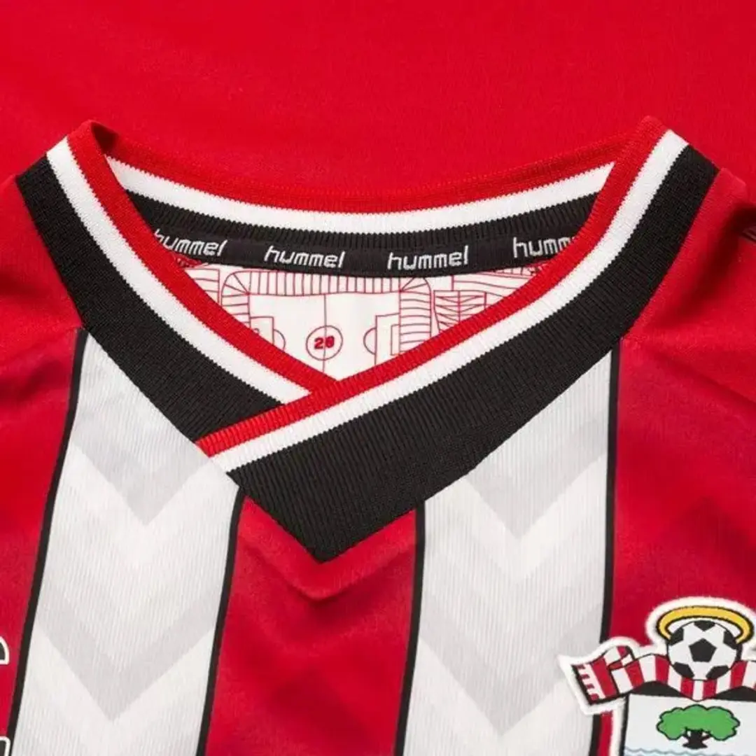 Hummel Thuisshirt Southampton 2021/22 - Kind - Rood/Wit