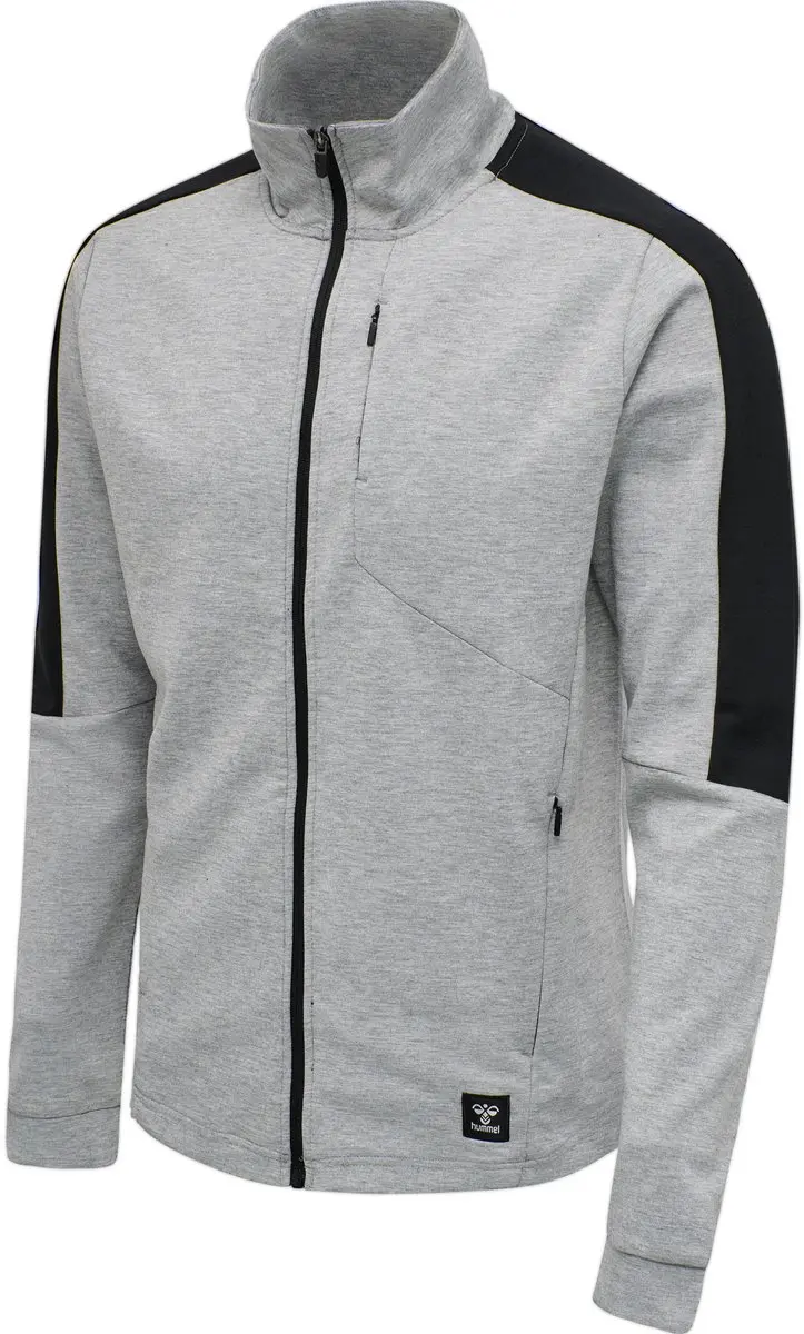 Hummel Hmltropper Zip Jacket Trainingsjack - S - Grijs