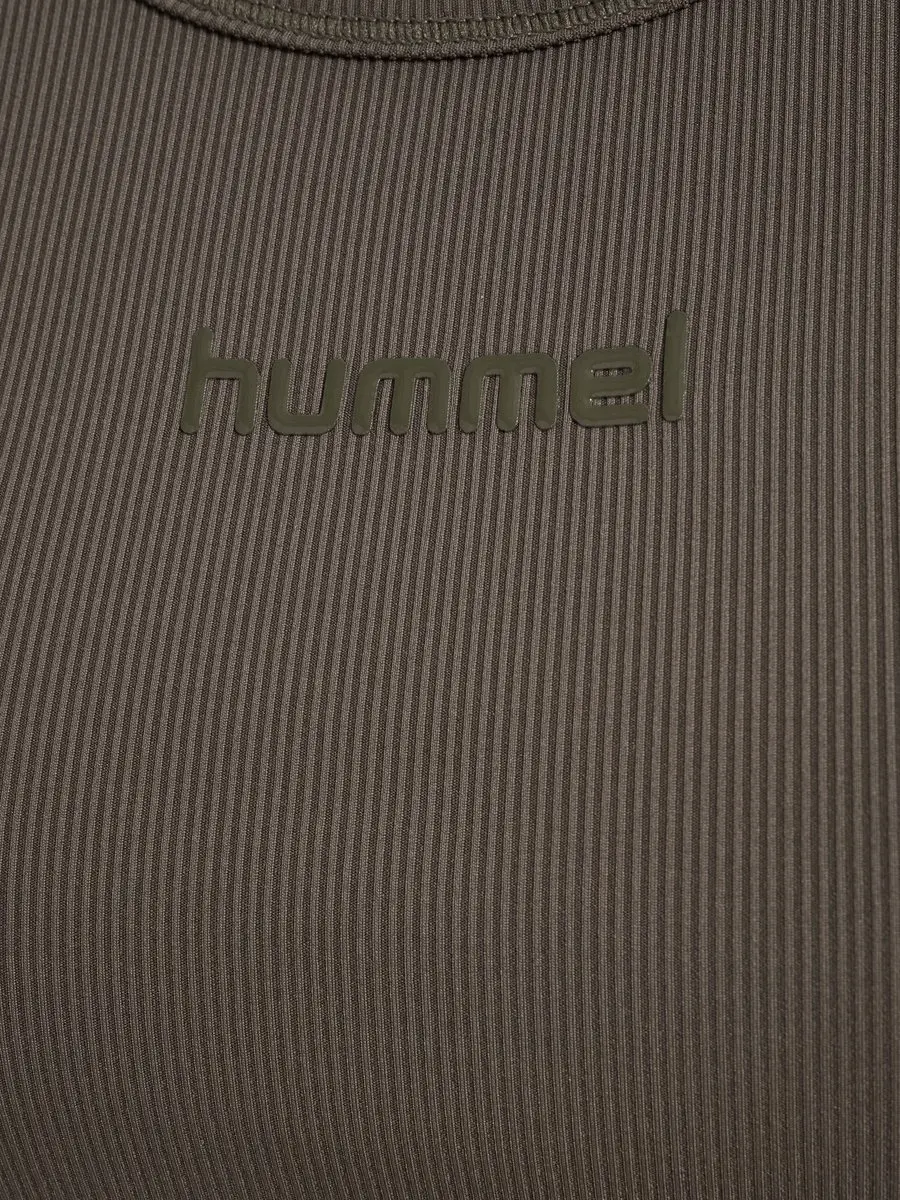 Hummel HMLPRIMA RIB Tanktop - Major Brown