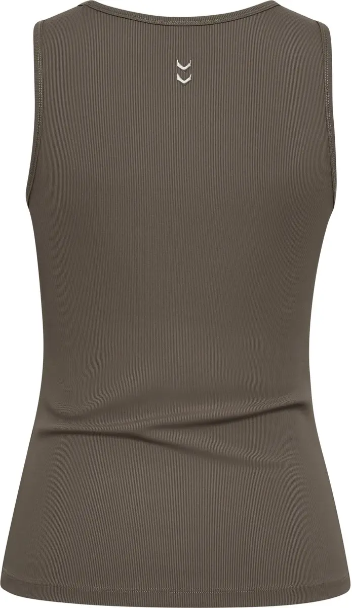 Hummel HMLPRIMA RIB Tanktop - Major Brown