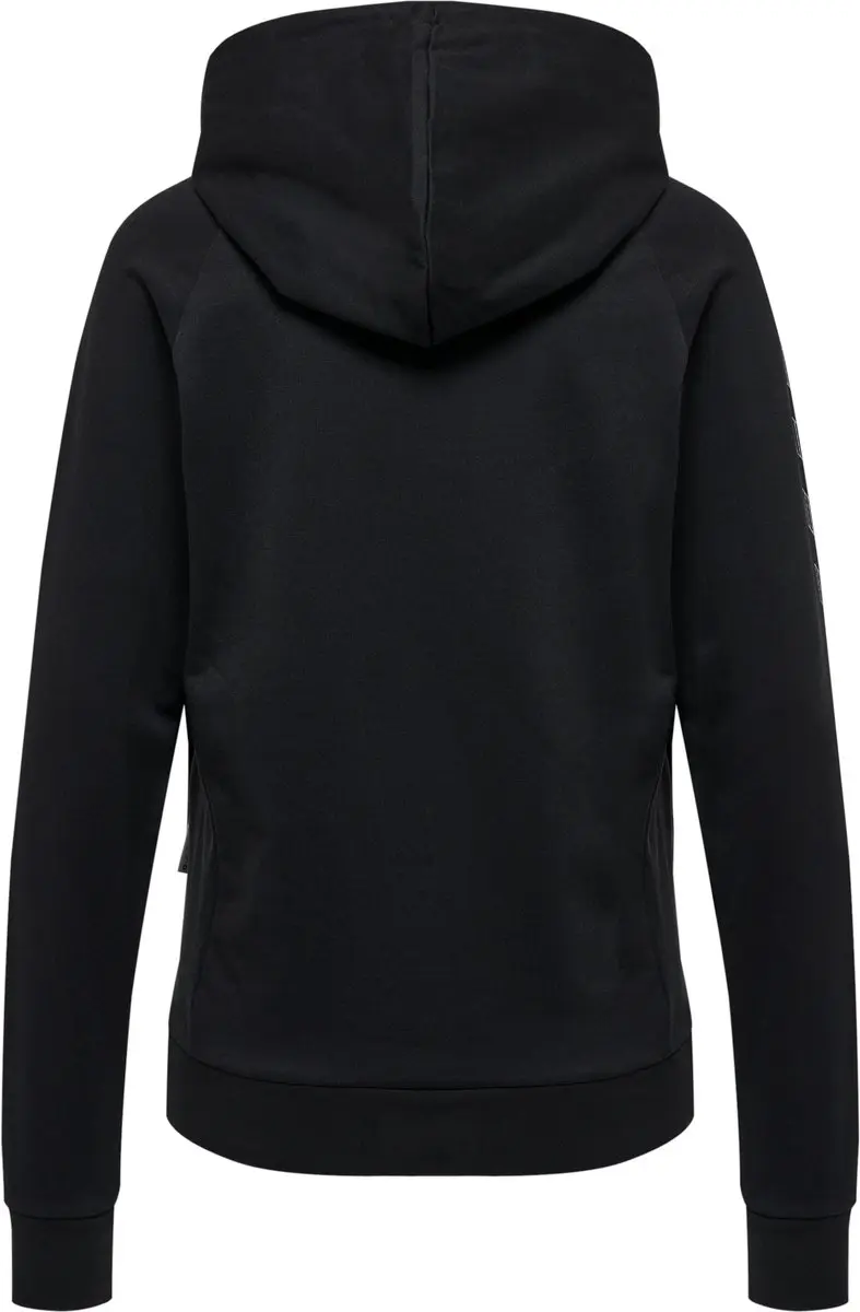 Hummel Move Grid Cotton Hoodie Dames - Zwart XS