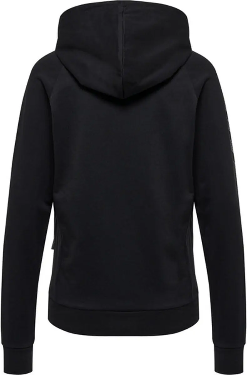 Hummel Move Grid Cotton Hoodie Dames - Zwart XS