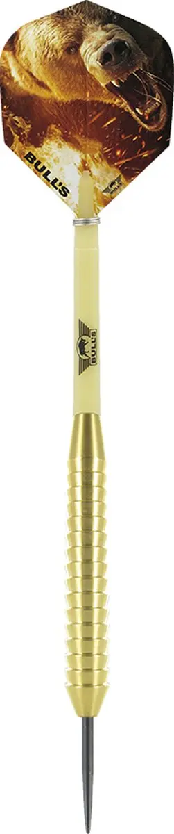 Bull's Bear Brass Dartpijlen 23g - 3 Stuks - Goud