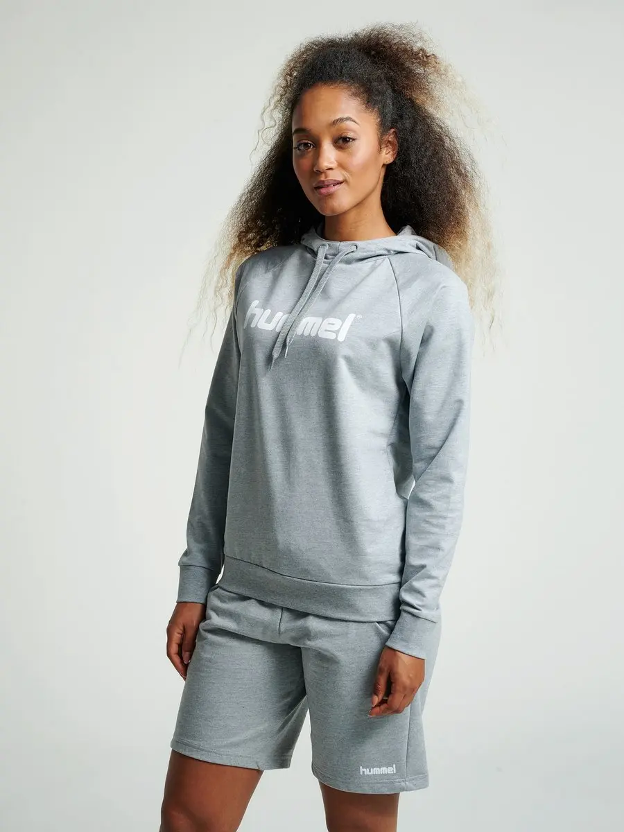 Hummel Go Cotton Logo Hoodie - XS - Wit
