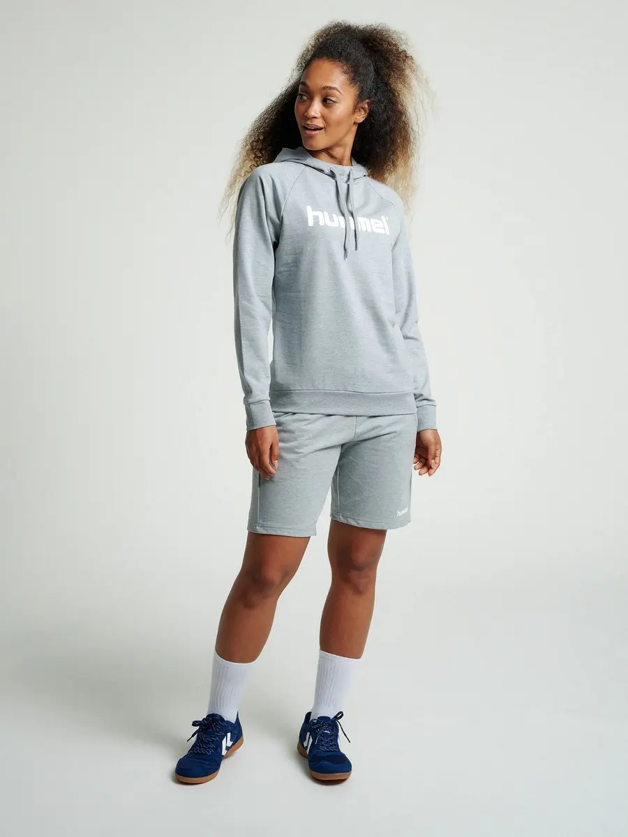 Hummel Go Cotton Logo Hoodie - XS - Wit