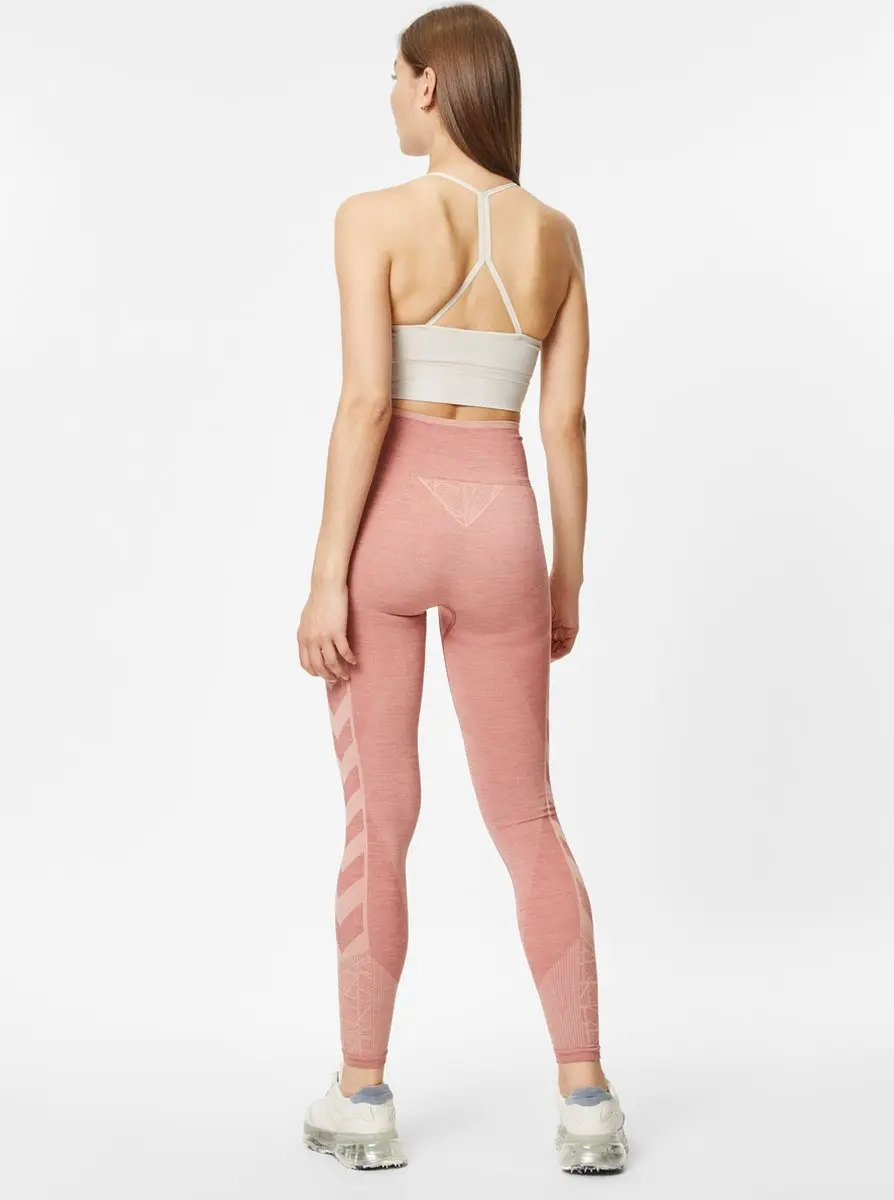 Hummel Hmlmt Energy Seamless Hw Tights 214155 Sportlegging - S - Roze