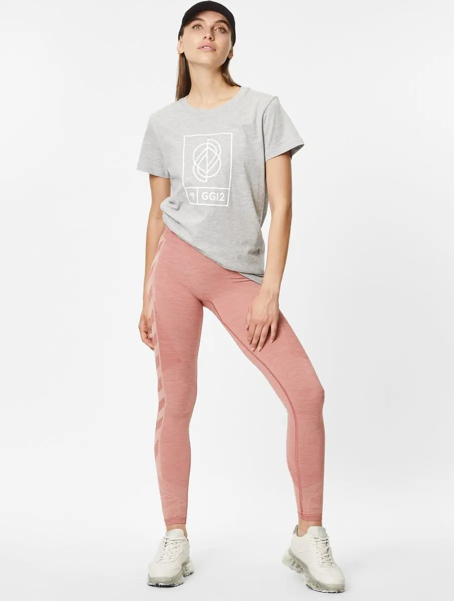 Hummel Hmlmt Energy Seamless Hw Tights 214155 Sportlegging - S - Roze