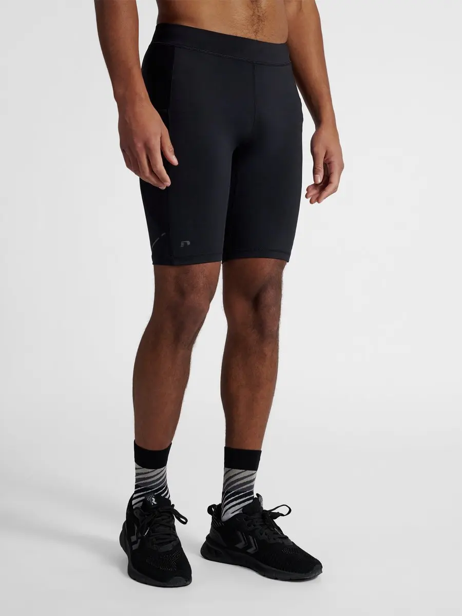 Hummel Newline Sportbroek Nwlrace Nw Pocket Short Tights L - Zwart