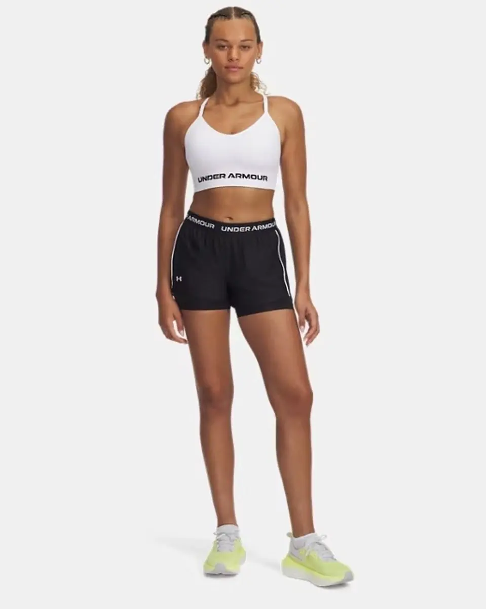 Under Armour Tech Play Up 2-in-1 Short Dames XS - Zwart/Wit