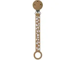 Nattou Silicone Fopspeenketting Universele Bevestiging 21cm - Licht Salie Groen