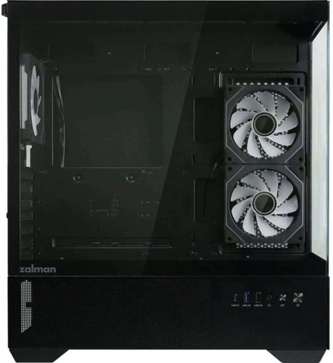 Zalman Chronix V2 ZM-CHROV2BK PC-behuizing - Zwart