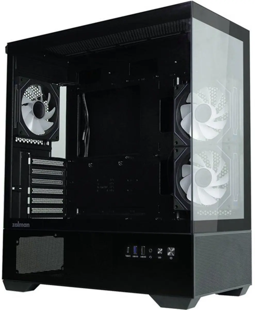 Zalman Chronix V2 ZM-CHROV2BK PC-behuizing - Zwart