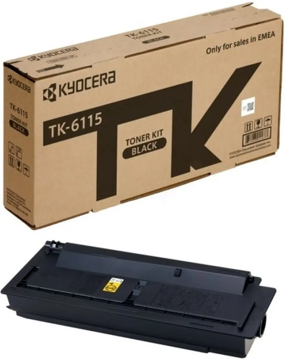 Kyocera TK-6115 Tonercartridge 15.000 Pagina's - Zwart