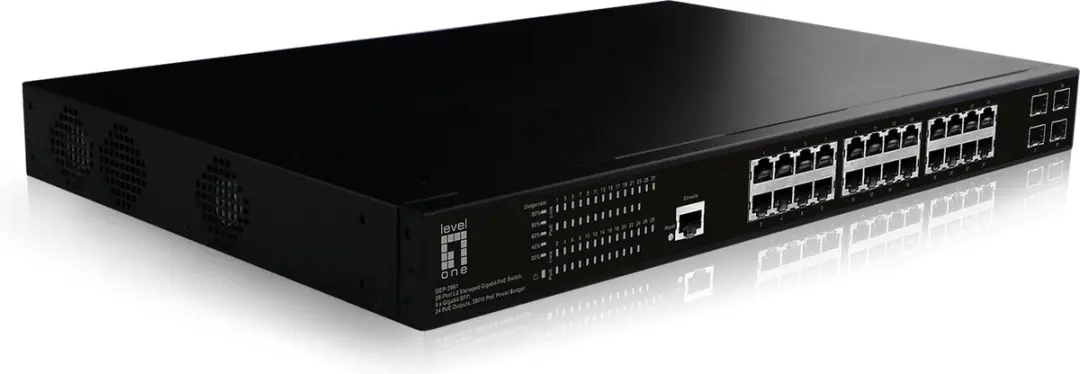LevelOne GEP-2861 Managed Switch PoE