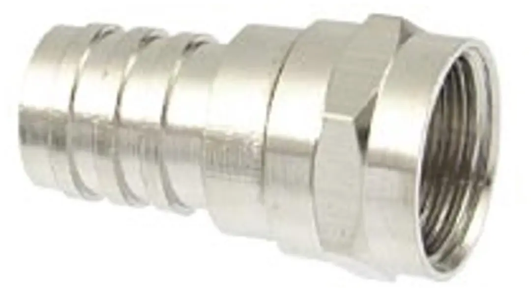 Wentronic Krimp F-connector 6-7mm - 10 Stuks - Grijs