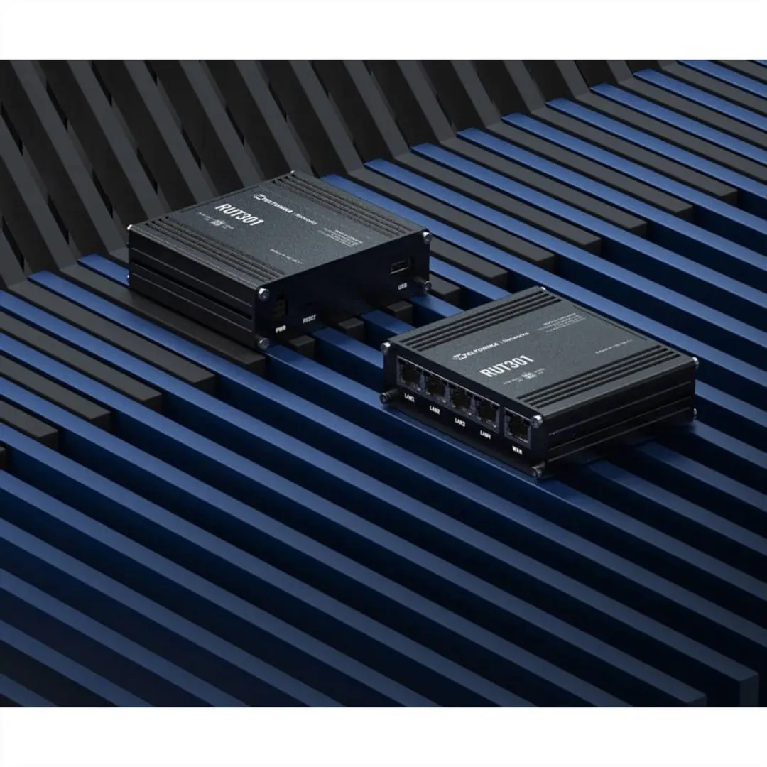 Teltonika RUT301 Industriële Router - 4x LAN, 1x WAN, 1x USB